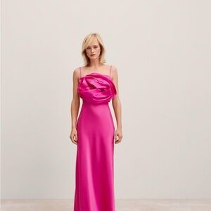Elegant Pink Evening Gown